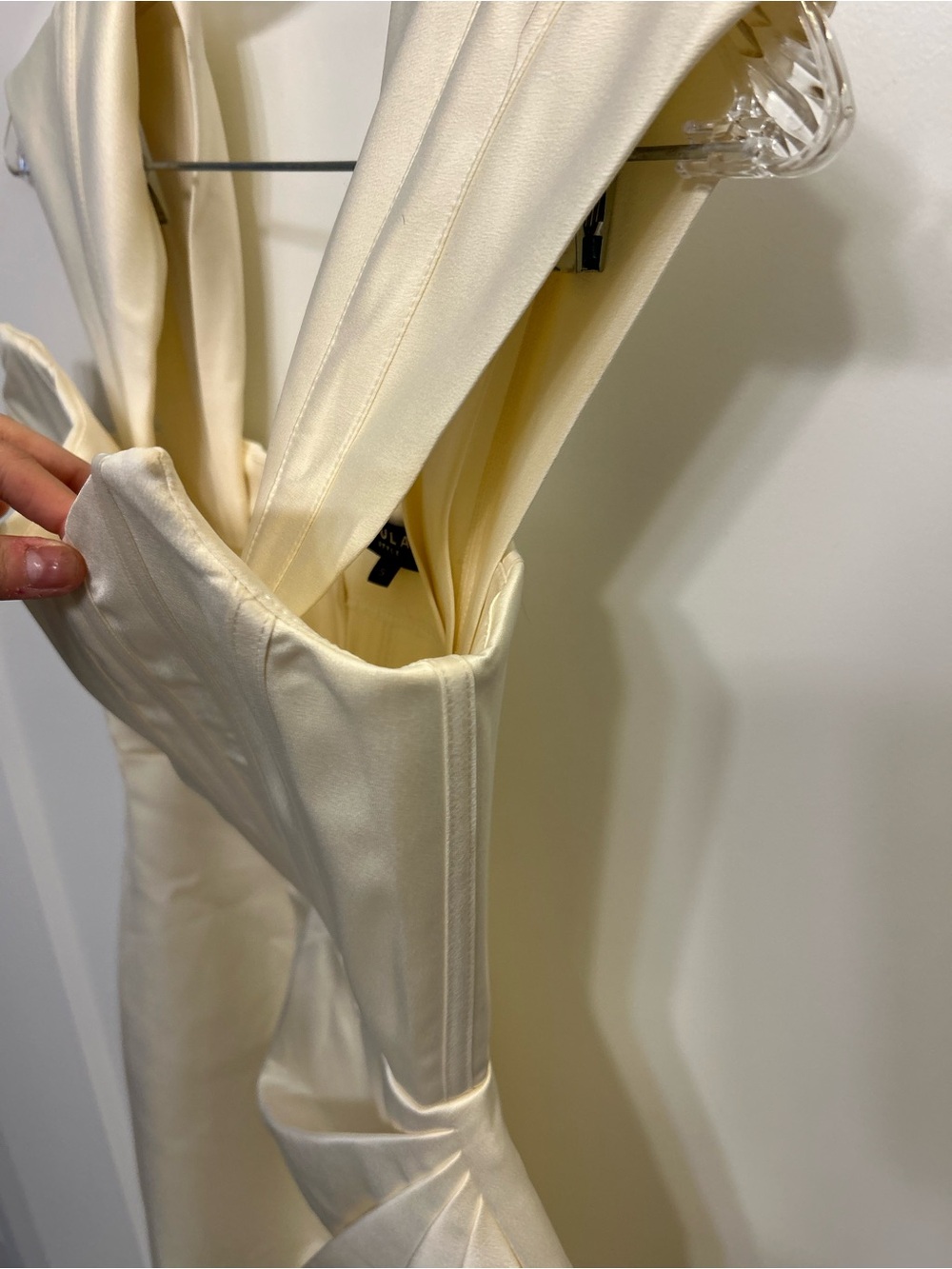 Beulah I Do Satin Elegant Corset Dress in Ivory - Picture 7 of 12